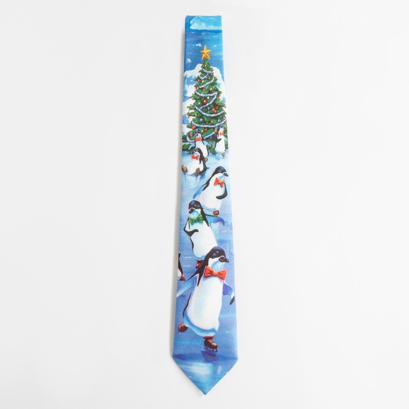 Ralph Marlin Other - Ralph Marlin Penguin Christmas Novelty Tie Made in USA‎